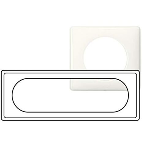 Plaque Céliane Laqué 6 à 8 modules finition Blanc LEGRAND 066636