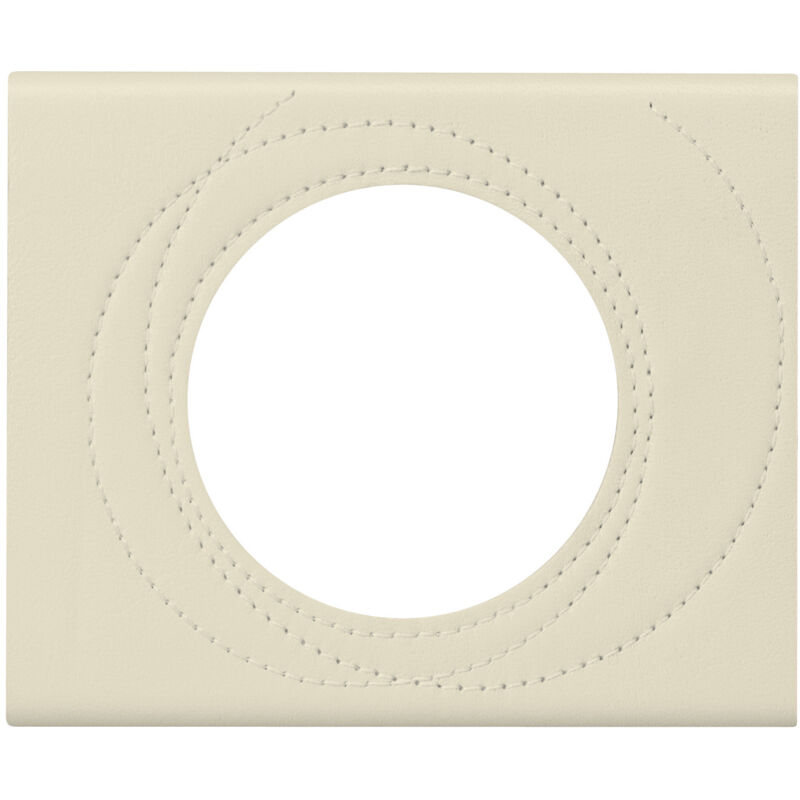 Legrand - Plaque de finition Céliane Matière Cuir Perle Couture 1 poste 069431