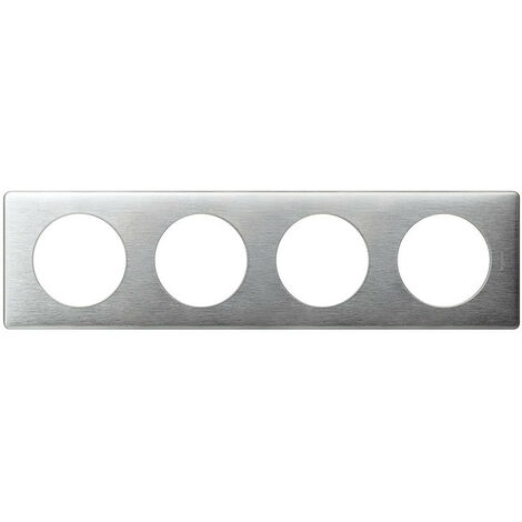 Plaque Céliane Métal Aluminium 4 postes (098898)