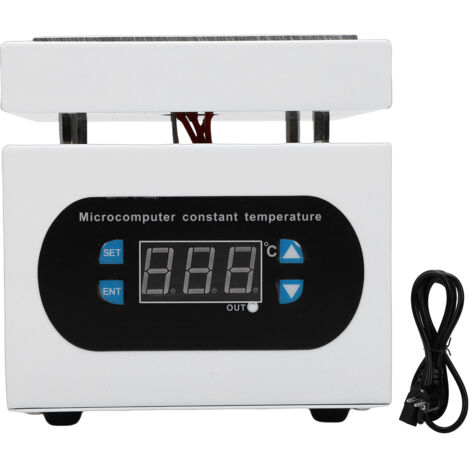 Plaque chauffante à souder 350W, 100x100mm, micro-ordinateur, Station de préchauffage électrique pour laboratoire industriel électronique, prise ue
