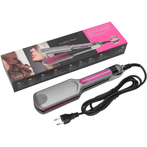 Plaque chauffante céramique lisseur cheveux professionnel affichage LCD outil coiffure prise EU 110-240V