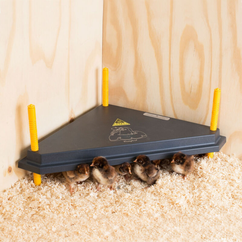 Panneau Chauffant 15 à 20 Poussins Triangle 40x40cm 24w - Olba