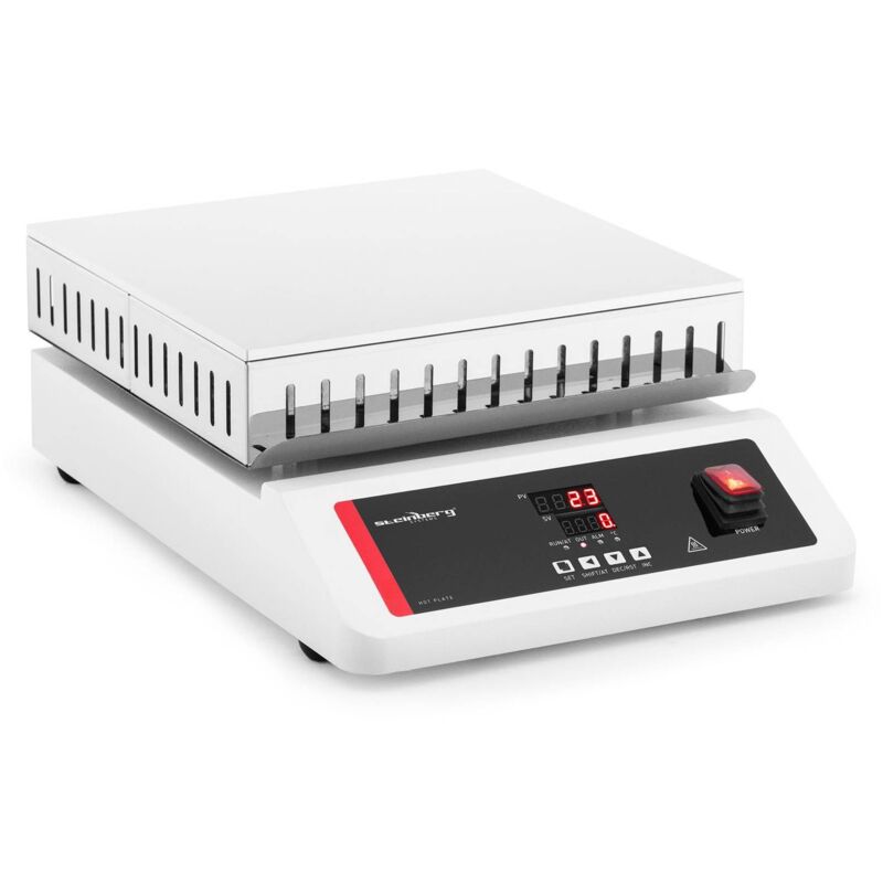 Steinberg Systems - Plaque chauffante de laboratoire Plaque chauffante 1380 w 30 x 30 cm 350 °c
