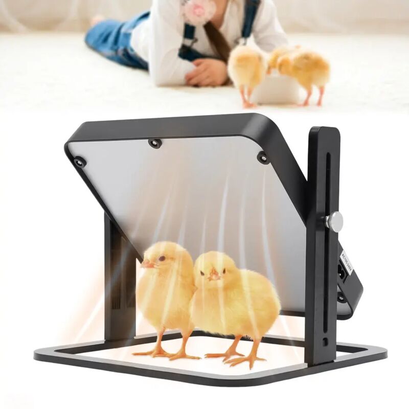 Plaque chauffante Poussins Chauffe-poussins Lampe chauffante Plaque chauffante pour l'élevage de poussins 50℃/122 ℉