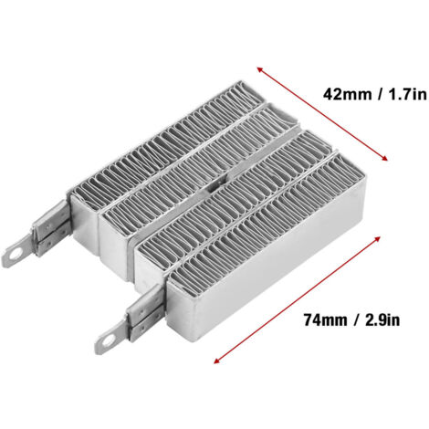 Plaque chauffante PTC à température constante 24V/150W pour chauffage par ondulation avec boîtier aluminium