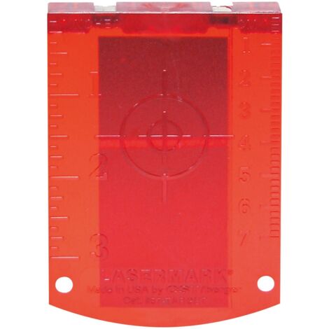 Plaque cible laser Bosch rouge