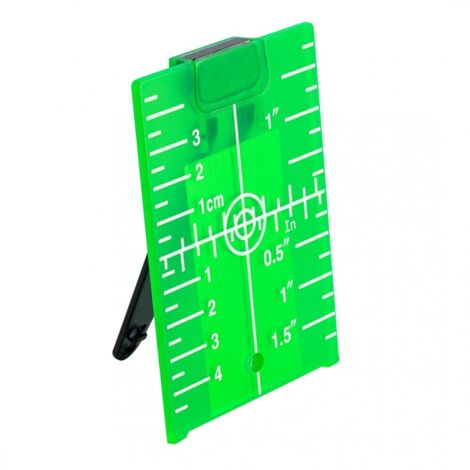 Plaque cible laser, verte