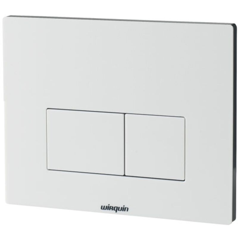Wirquin Pro - Plaque Commande Design Pmma Blanc