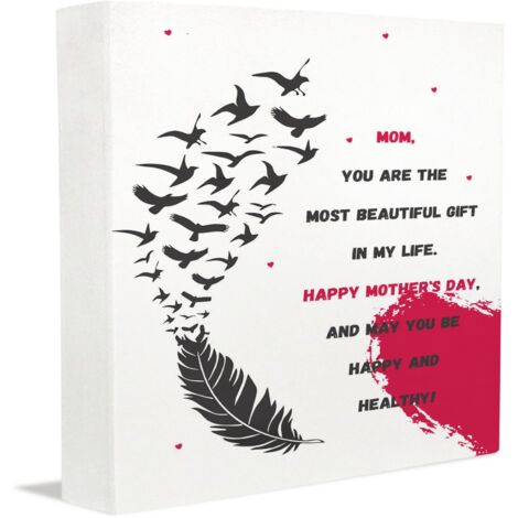 Plaque commémorative, cadre photo, cadeau souvenir pour un être cher, boîte en bois, panneau pour cadre souvenir personnalisé pour maman, papa, lui et elle