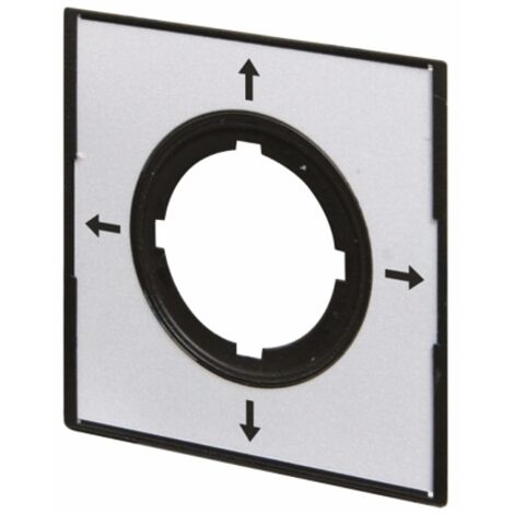 Plaque commutateur 4 positions sans inscription EATON M22-XCK1