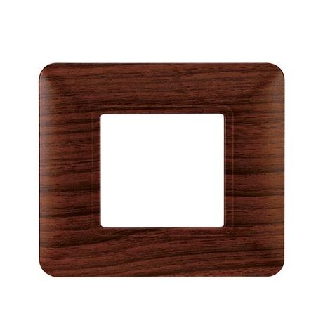 Plaque compatibles Bticino Matix 2 modules plastique couleur radica