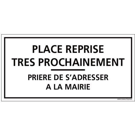 PLAQUE CONCESSION CIMETIÈRE (G1614). Plastique PVC 1,5 mm .  - Plastique PVC 1,5 mm