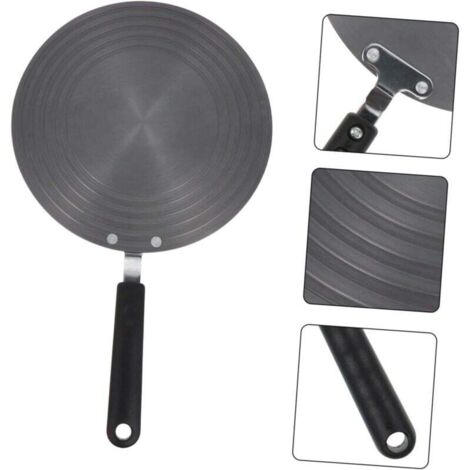 Plaque conductrice de chaleur de cuisine pour cuisinière à gaz et à induction, poignée facile à transporter 24 cm