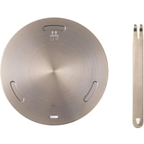 Plaque convertisseur de plaque à induction de 28 cm, adaptateur d'induction en acier inoxydable, plaque de mijotage pour plaque de cuisson électrique, gaz, verre, plaque diffuseur de chaleur avec