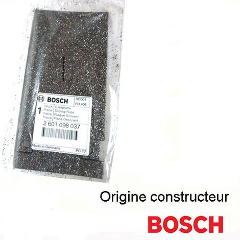 plaque coulissante 2601098037 Bosch