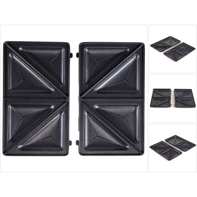 Tefal - Plaques 2 croque-triangle pour gaufrier xa800212