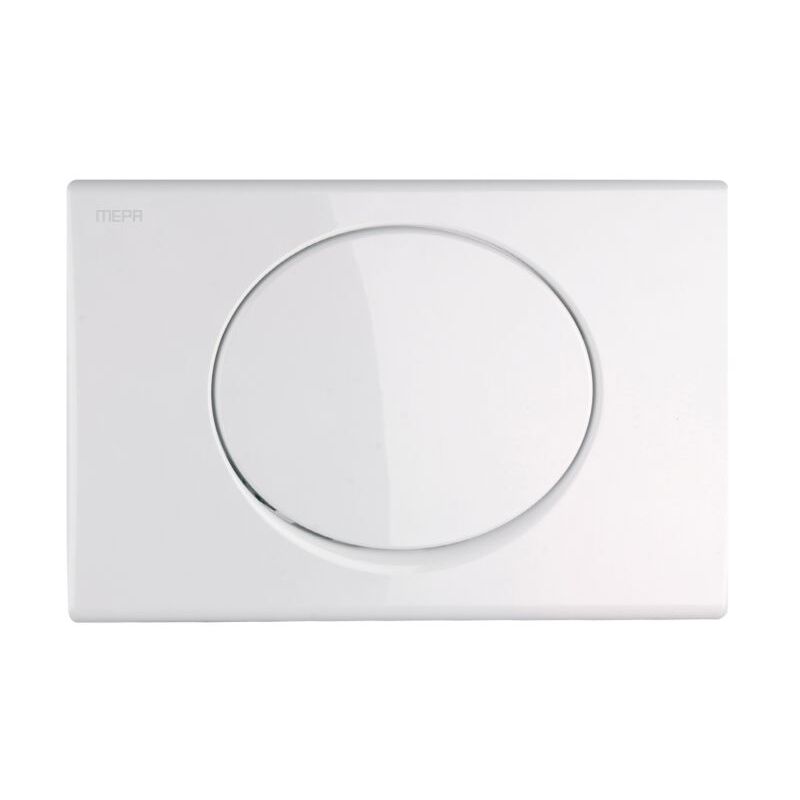 Mepa - plaque d&39actionnement Sun 421661 blanc, start / stop technologie de rinçage