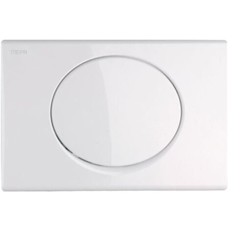 plaque d&39actionnement Mepa Sun 421661 blanc, start / stop technologie de rinçage