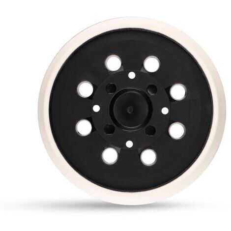 Plaque d'abrasion professionnelle de 125 mm, auto-agrippante, à 8 trous, compatible avec les ponceuses orbitales Bosch PEX 300 AE et PEX 400 AE