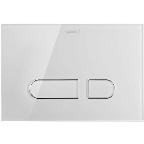 Plaque dactionnement Duravit DuraSystem A1 mécanique pour WC,
