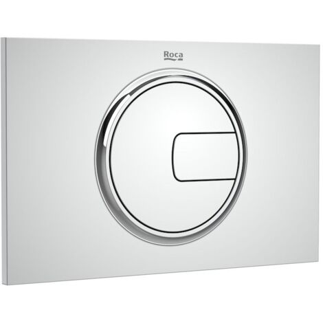 Plaque d'actionnement PL4 DUAL (ONE) IN-WALL - ROCA Couleur : Chrome