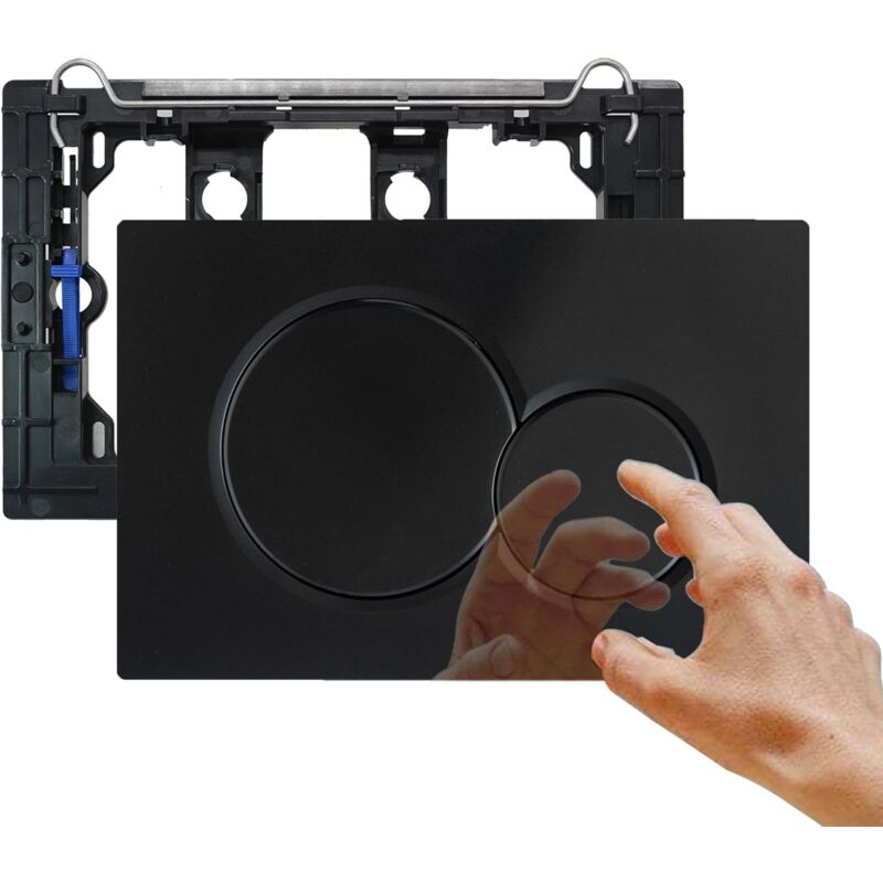 Lablanc - Plaque d'actionnement Plaque de poussée Réservoir de toilette Pièces de rechange Ancien modèle Compatible avec Geberit Sigma01UP300 & 320