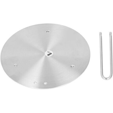 Plaque D'adaptation à Induction, avec Poignée Pliable en Acier Inoxydable, Plaques de Cuisson à Induction(22 cm)