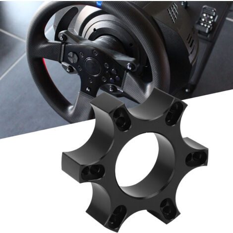 Plaque d'adaptation de volant Entretoise en alliage d'aluminium 70 mm pour Thrustmaster T300RS avec volant 13-14 pouces