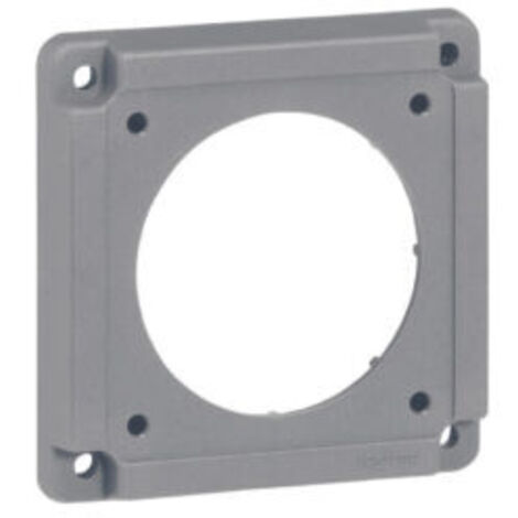 plaque d'adaptation pour prise 2p+t 16 ampères - legrand 52118