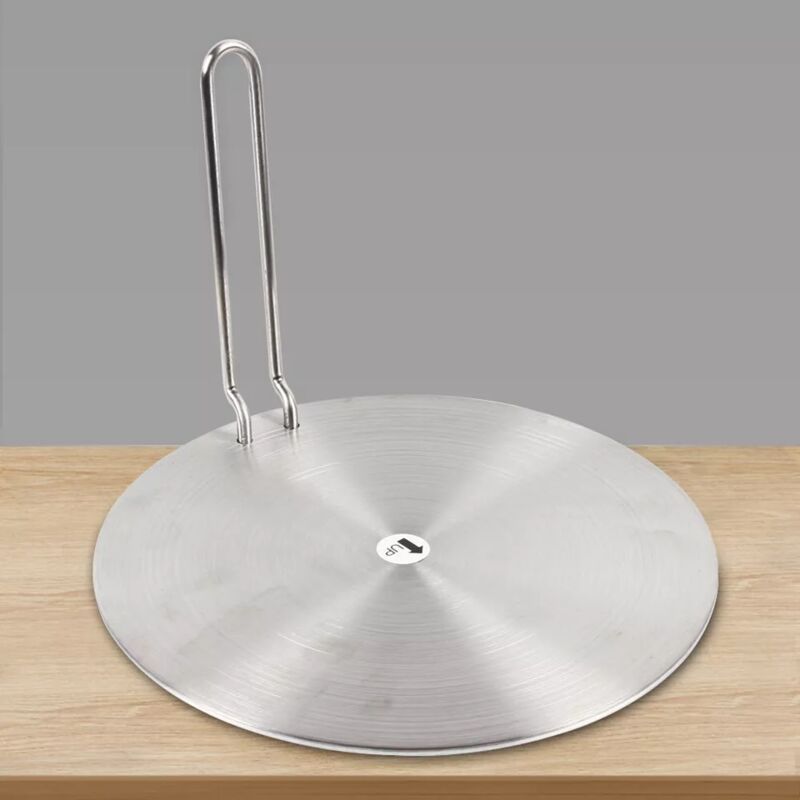 Senderpick - Plaque d'adaptation universelle pour plaques à induction Plaque d'adaptation en acier inoxydable pour plaques à induction avec poignée