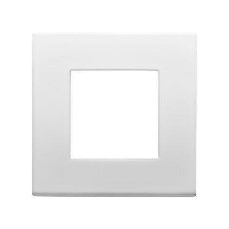 PLAQUE DAHLIA 1 POSTE BLANC GEWISS GW35901AW