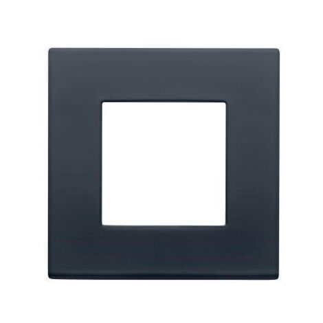 PLAQUE DAHLIA 1 POSTE GRIS ANTHRACITE GEWISS GW35901AN