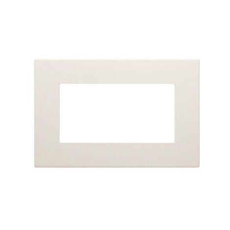 PLAQUE DAHLIA DOUBLE IVOIRE GEWISS GW35909AY