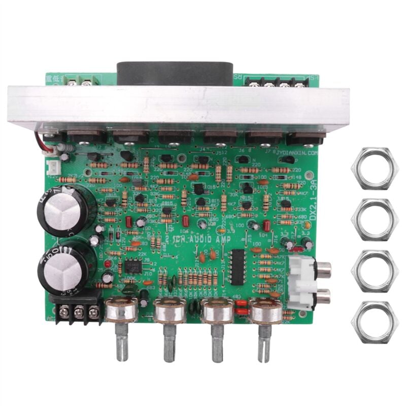 Tlily - Plaque D'amplificateur Audio Plaque D'amplificateur Subwoofer à ÉLevÉE De 2,1 Canaux Et 240W Double Amplificateur CinÉMa Ac18-24V