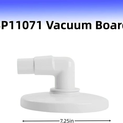 Plaque d'aspiration pour skimmer de piscine SP11071 grand format avec coude à 90° et accessoires de rechange pour skimmer.