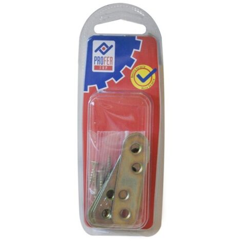 PLAQUE D'ASSEMBLAGE DROITE BICHROME 4 - 60X16 MM