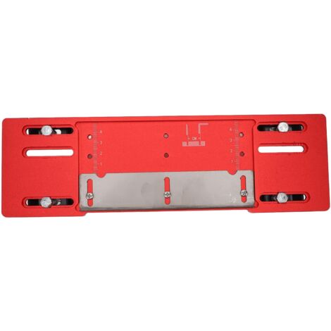 Plaque de Base de Machine de découpe, positionnement rapide, sans perçage, Guide de scie circulaire pour le travail du bois