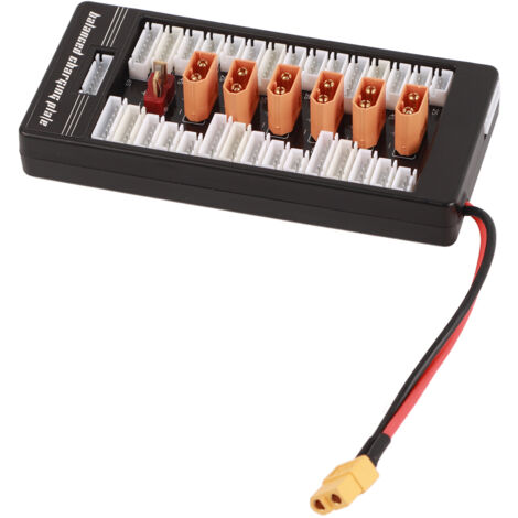 Plaque de charge parallèle équilibrée 2S‑6S pour batterie Lipo, connecteur XT60, compatible chargeurs RC B6AC A6 720i
