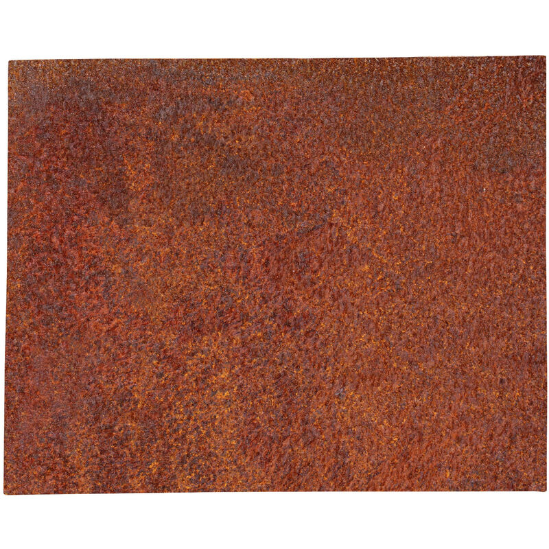 Biscottini - plaque de cheminée en fonte L65XPR2XH81 cm rouille naturelle