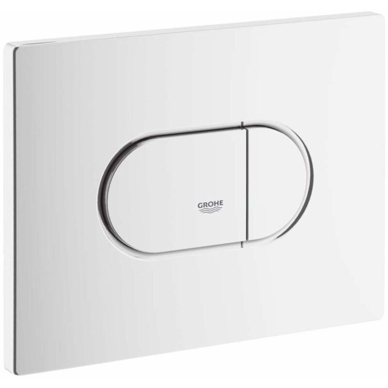 Grohe - Arena Cosmo - Plaque de déclenchement, blanc alpin 38858SH0