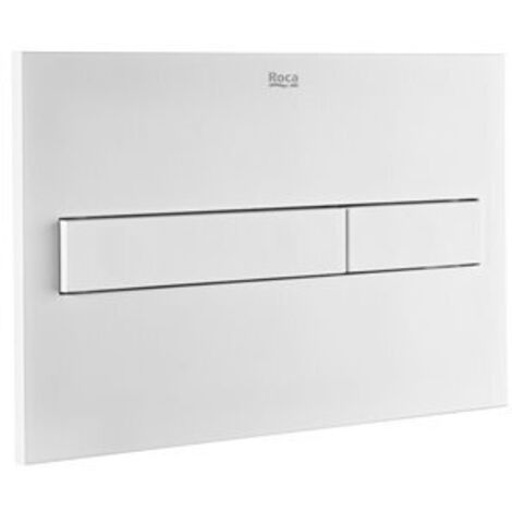 Plaque de commande avec double chasse DUPLO ONE, BLANC MAT, ROCA , Réf.A890188207