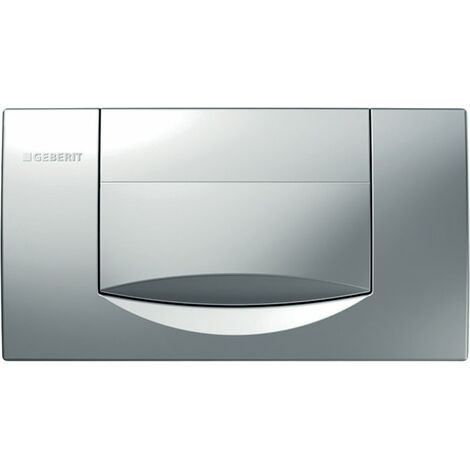 Plaque de commande CZS blanc simple débit 110.800, Geberit