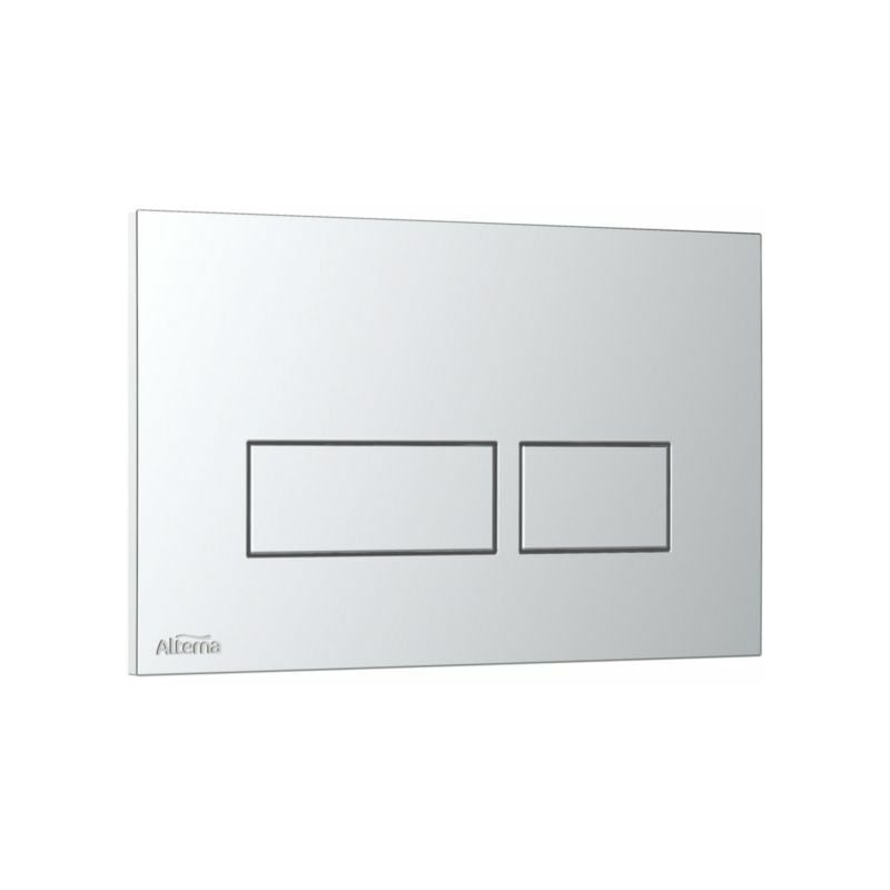 Plaque de commande deco - pour bâti-support autoportant concerto 2 - chromé Alterna k5231-k-ews11