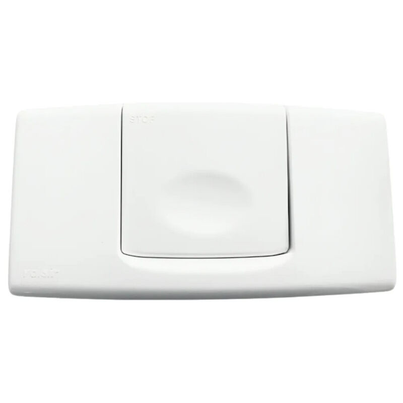 Valsir - Plaque de commande wc encastré egea simple volume, blanche