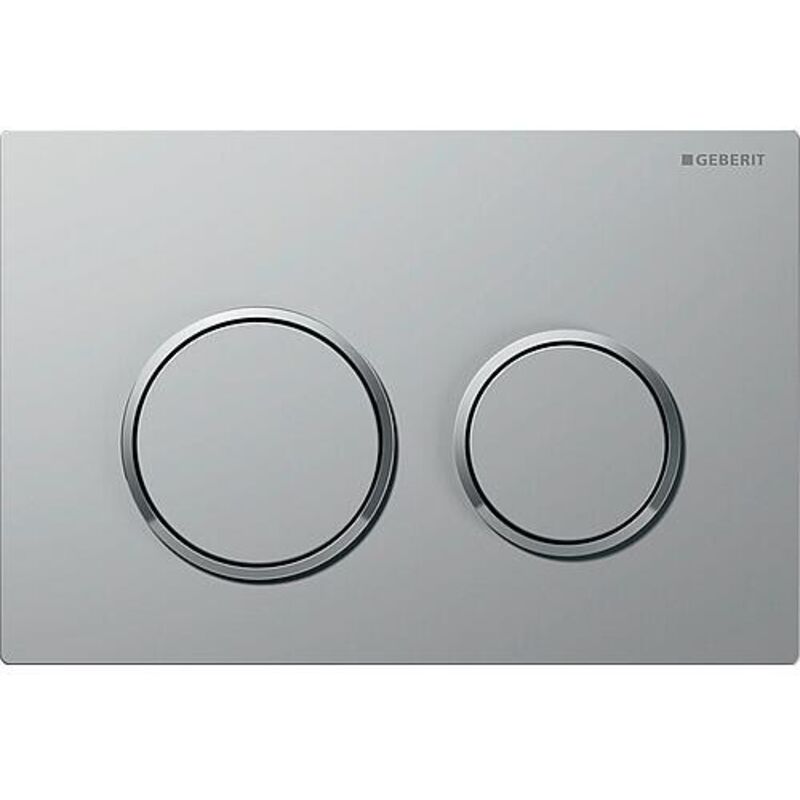 Geberit Kappa21 - Plaque de déclenchement, chrome mat / chrome brillant 115.240.KN.1