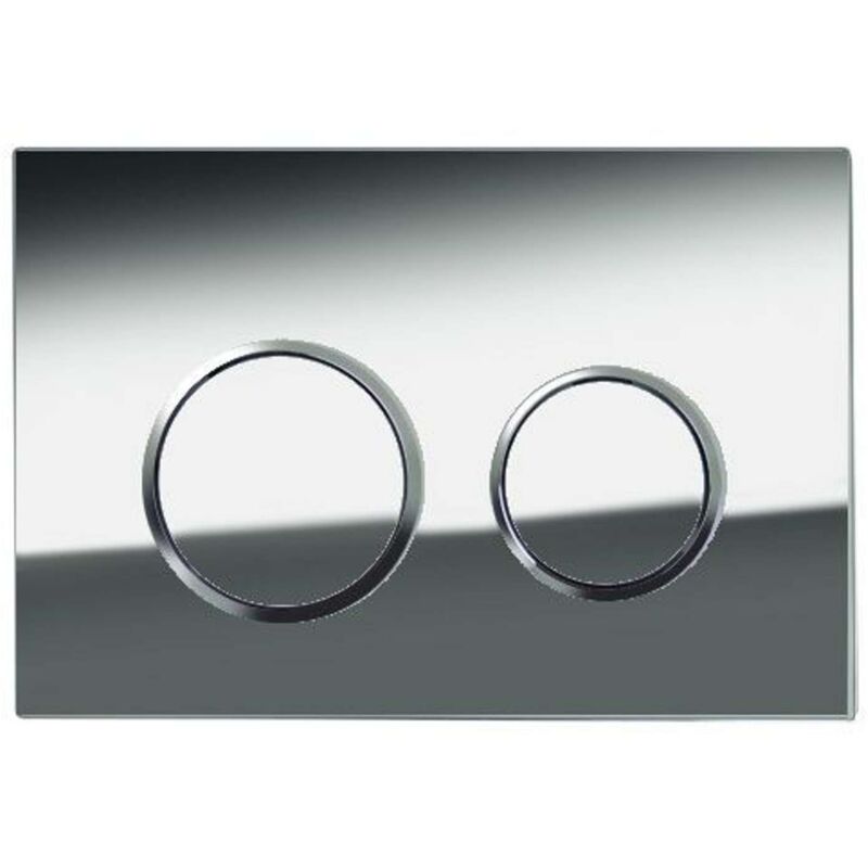 Kappa21 - Plaque de déclenchement, chrome brillant 115.240.KH.1 - Geberit