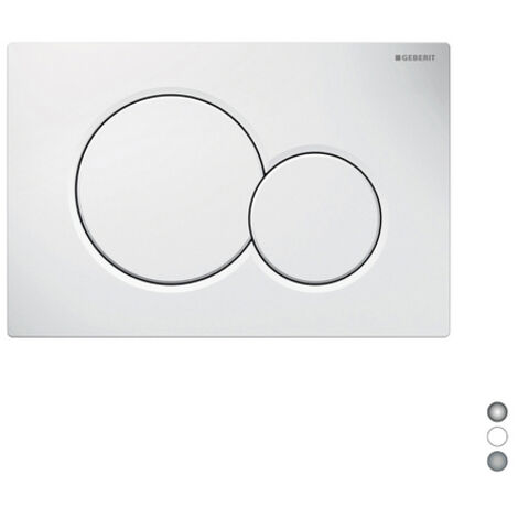 Plaque de commande noire pour Sigma01 Geberit
