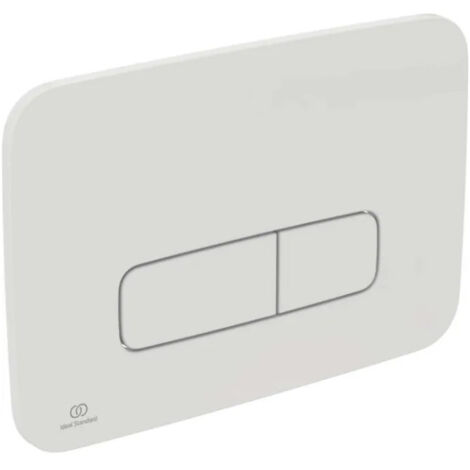 Plaque de commande OLEAS M3 blanche IDEAL STANDARD.