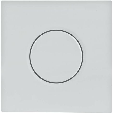 Plaque de commande pour urinoir Sigma01 pneumatique blanc alpin