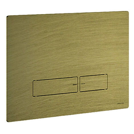 Plaque de commande pour wc suspendu vieux bronze mat - CRISTINA ONDYNA AC10093